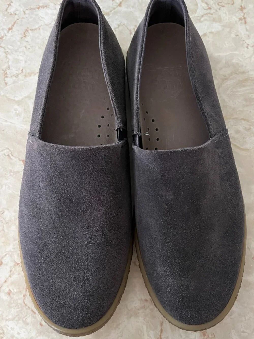 SeaVees Sun Tans Sz 9 Mens Slip On Sneakers Oiled Steel Suede Gum Sole